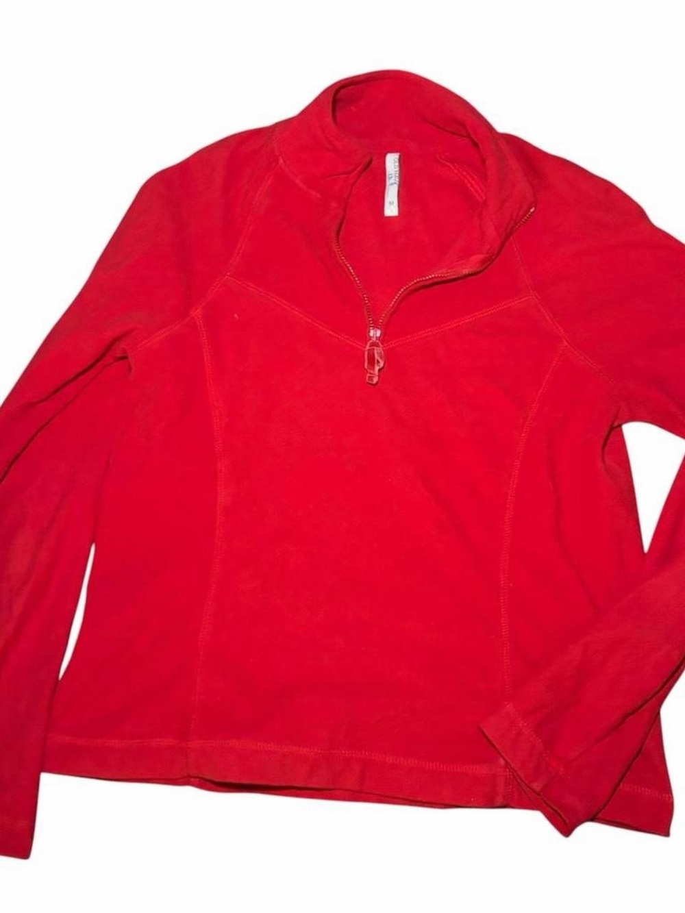 Old Navy Red Fleece 1/4 Zip Pullover Jacket - Size M